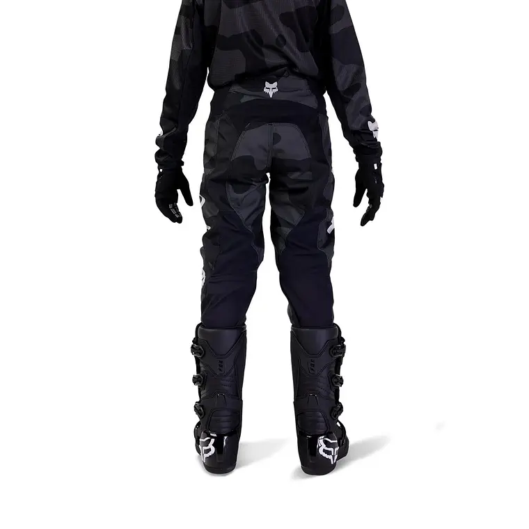 Pantalon Moto Niño 180 Bnkr Negro Fox 4