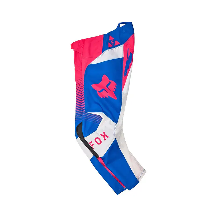 Pantalon Moto Niño 180 Collect Azul/Rosado Fox 2