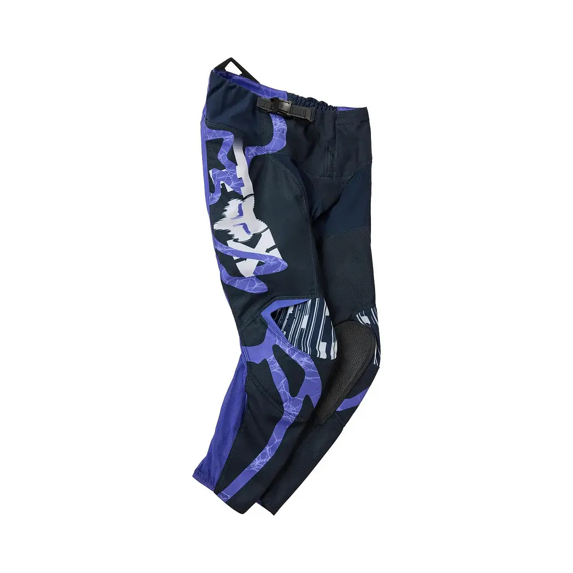 Pantalon Moto Niño 180 Diffuse SE Azul/Morado Fox 1
