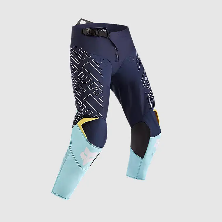 Pantalon Moto Niño 180 Elevated Azul Fox 1