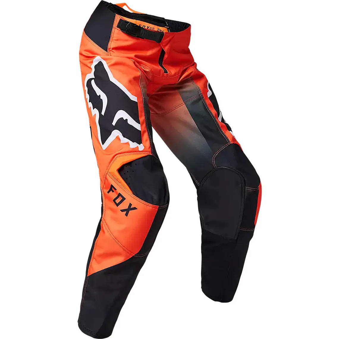 Pantalon Moto Niño 180 Leed Naranjo Fox 1