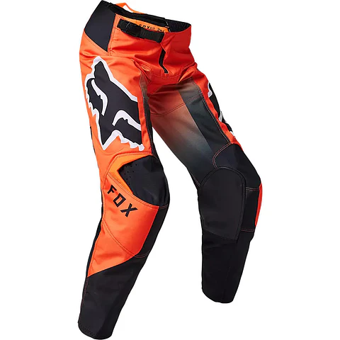 Pantalon Moto Niño 180 Leed Naranjo Fox