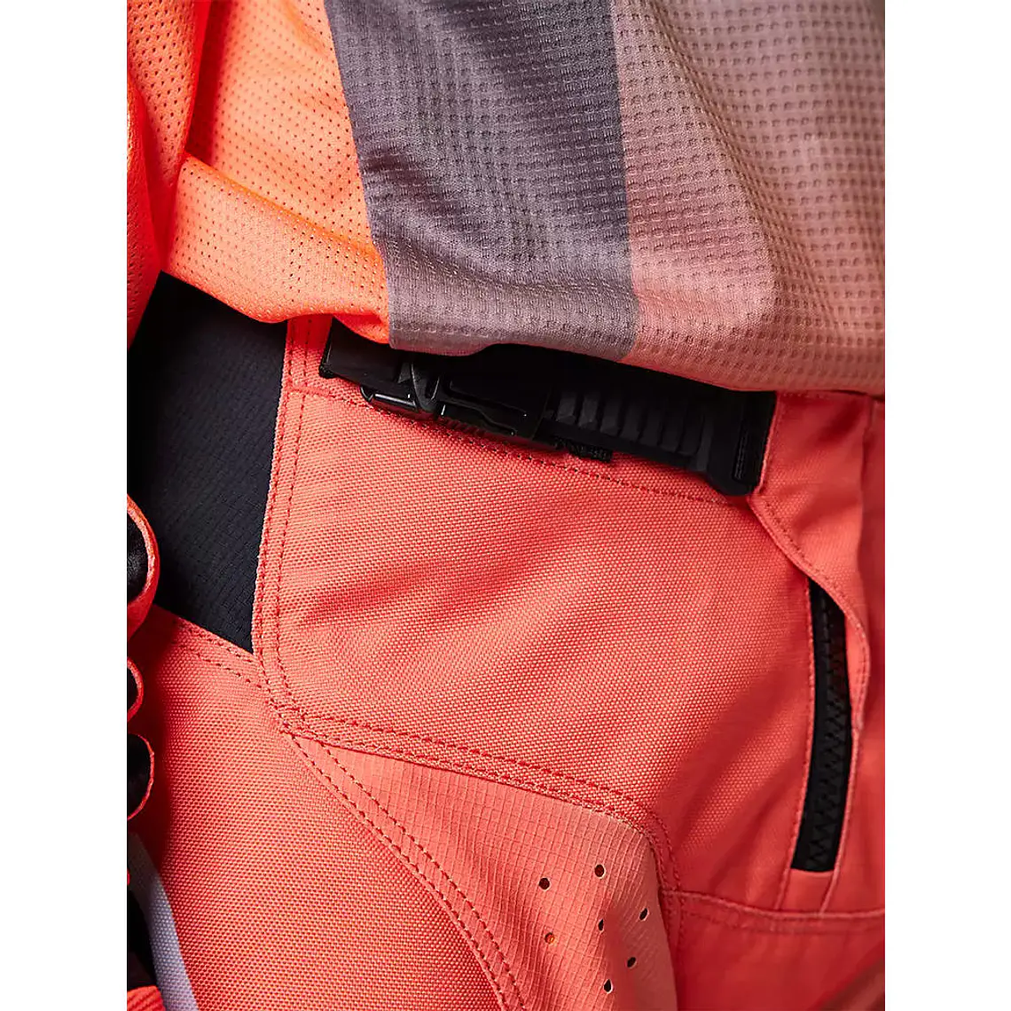 Pantalon Moto Niño 180 Leed Naranjo Fox 5