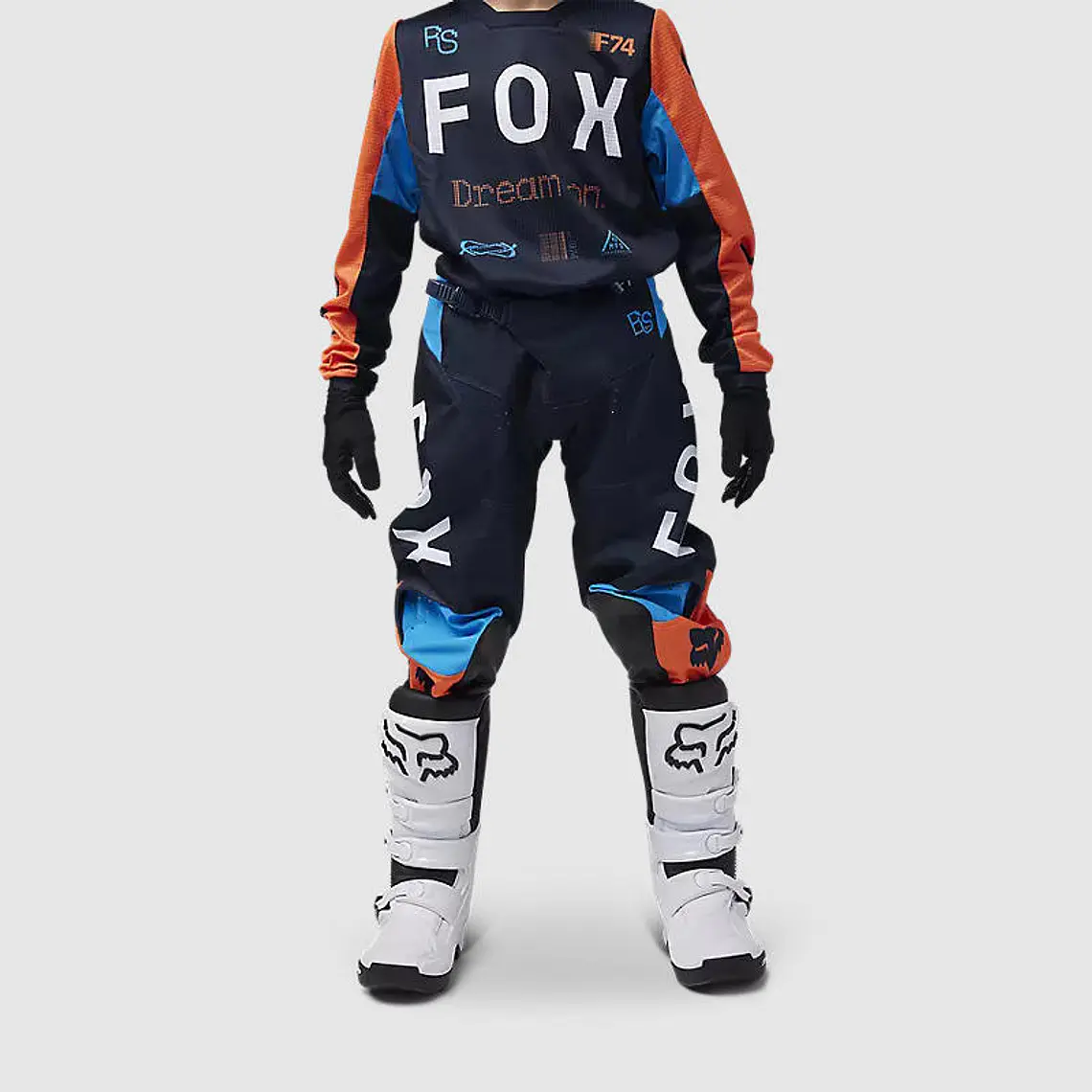 Pantalon Moto Niño 180 Race Spec Azul Fox 3