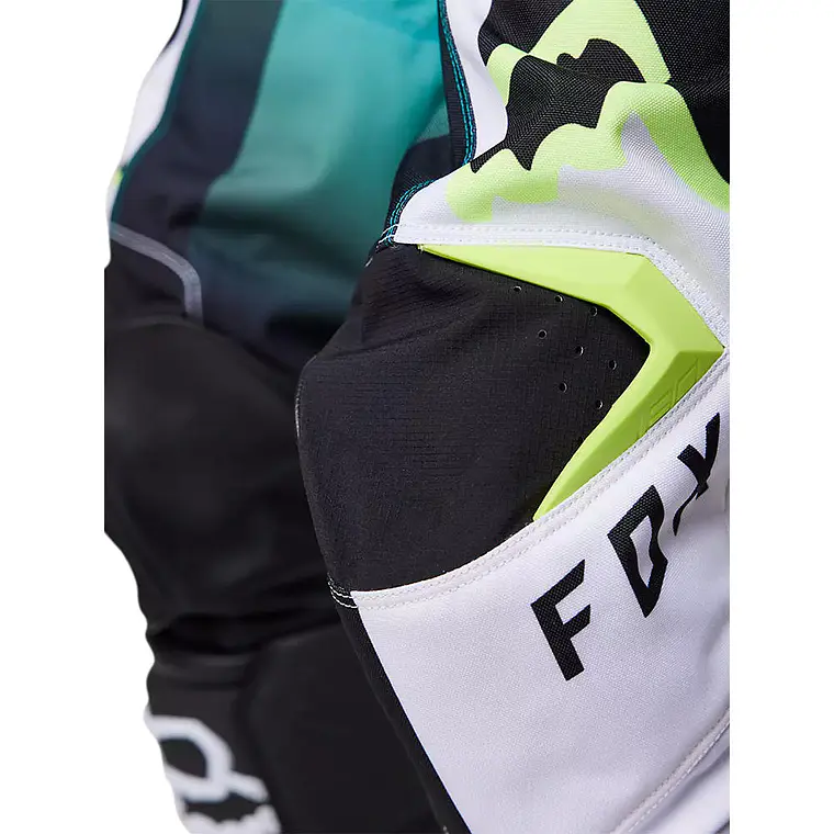 Pantalon Moto Niño 180 Leed Celeste Fox 6