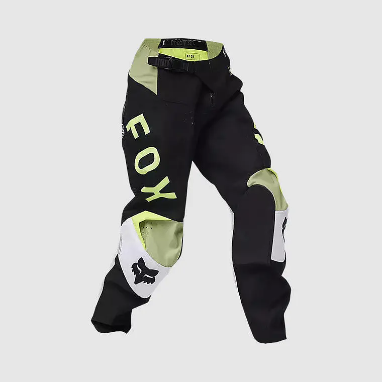 Pantalon Moto Niño 180 Race Spec Verde Fox 1