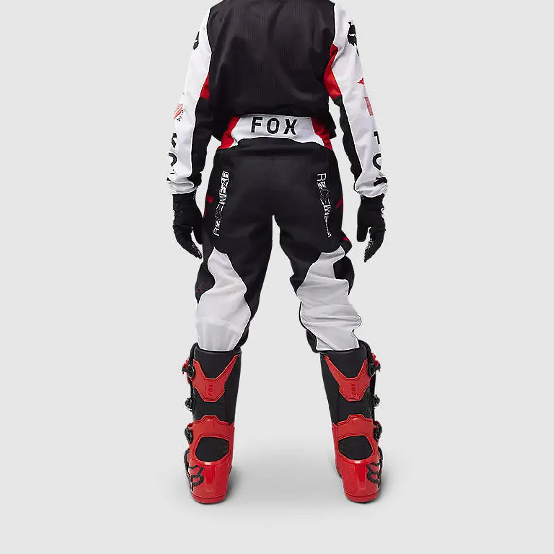 Pantalon Moto Niño 180 Race Spec Rojo Fox 4