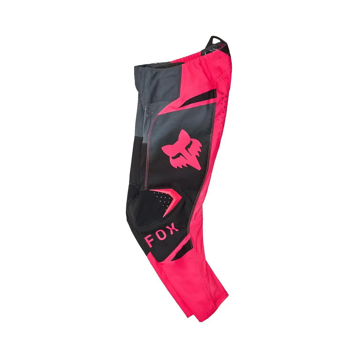 Pantalon Moto Niño 180 Shield Negro/Rosado Fox 2