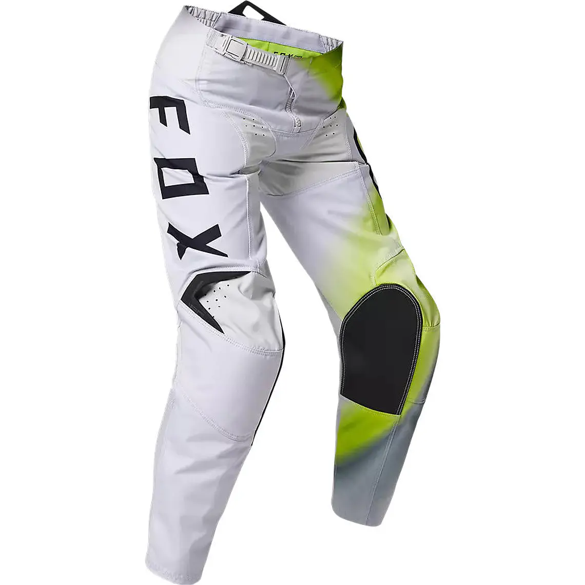 Pantalon Moto Niño 180 Toxsyk Amarillo/Blanco Fox 1