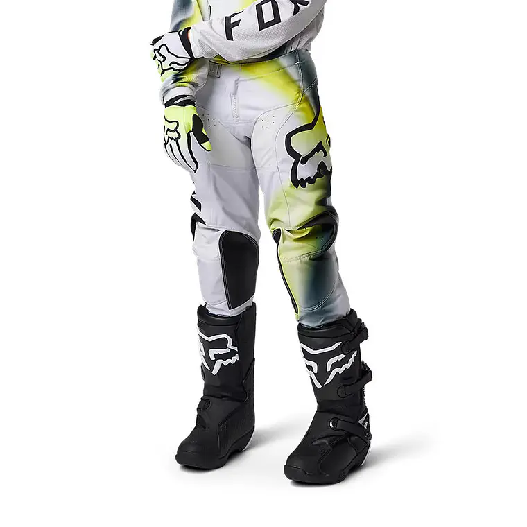 Pantalon Moto Niño 180 Toxsyk Amarillo/Blanco Fox 2