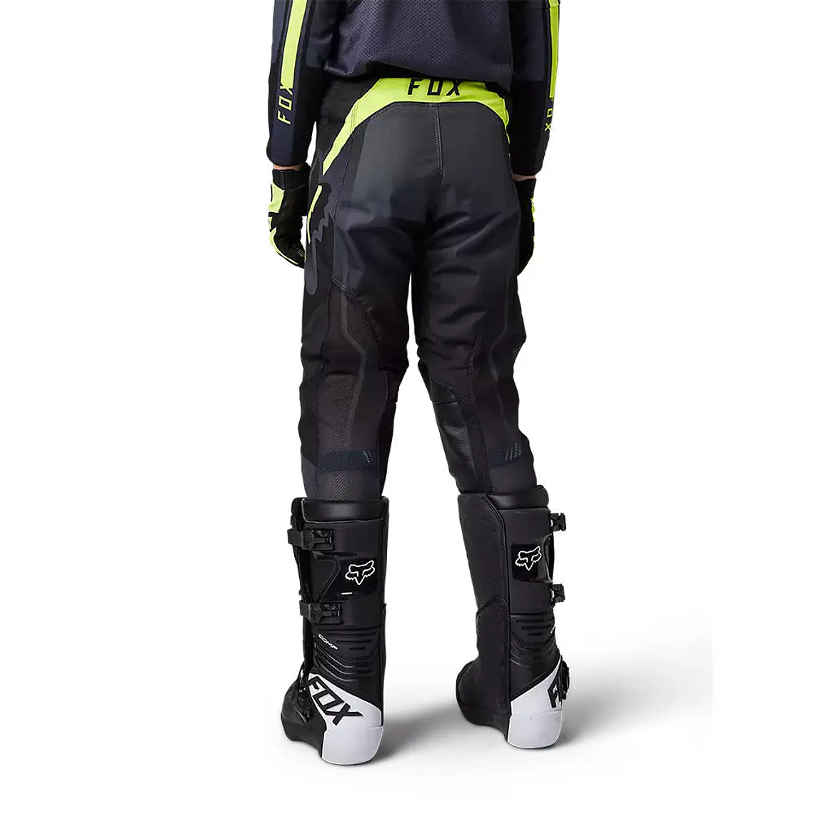 Pantalon Moto Niño 360 Vizen Negro Fox 3