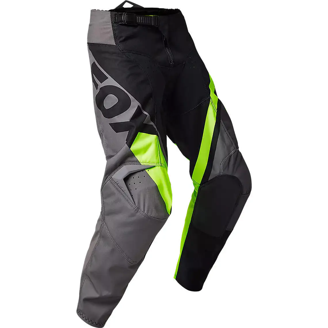 Pantalon Moto Niño Xpozr Negro/Amarillo Fox 1