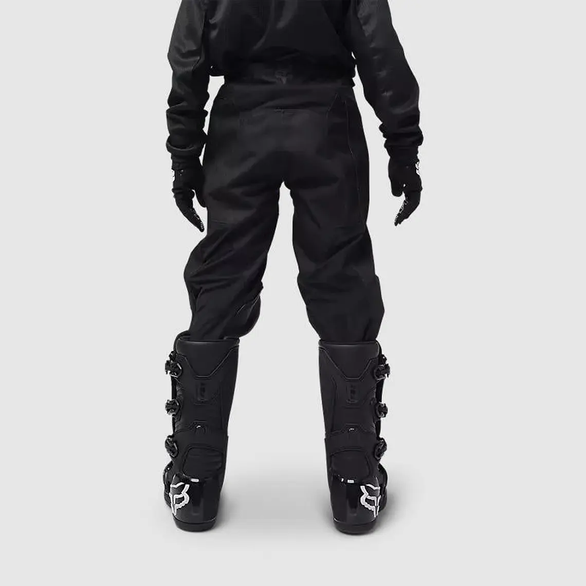 Pantalon Moto Niño Blackout Negro Fox 4