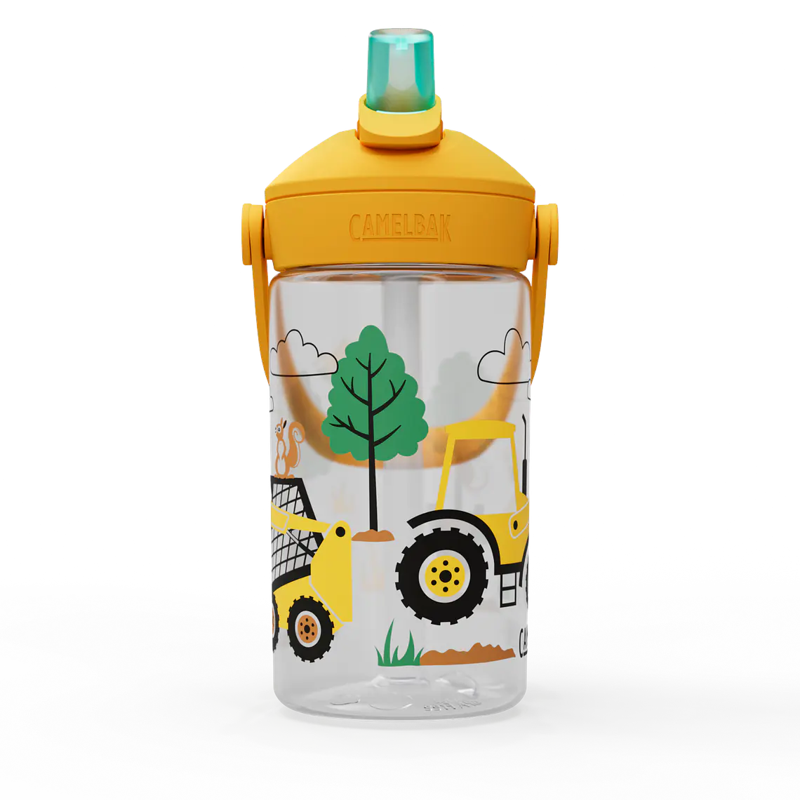 Botella Hidratación Thrive Flip 410 cc Amarillo Camelbak 2