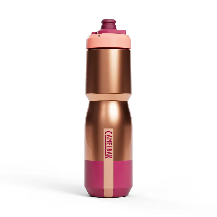 Botella Hidratacion Podium Insulated Steel 650 ml Rosado Camelbak 1