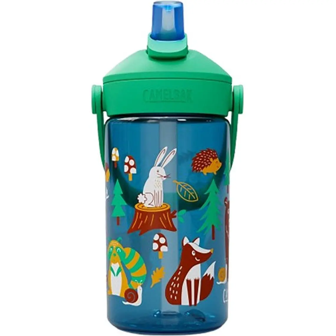 Botella Infantil Thrive Flip Straw Friendly Forest 400ml Azul CamelBak 2