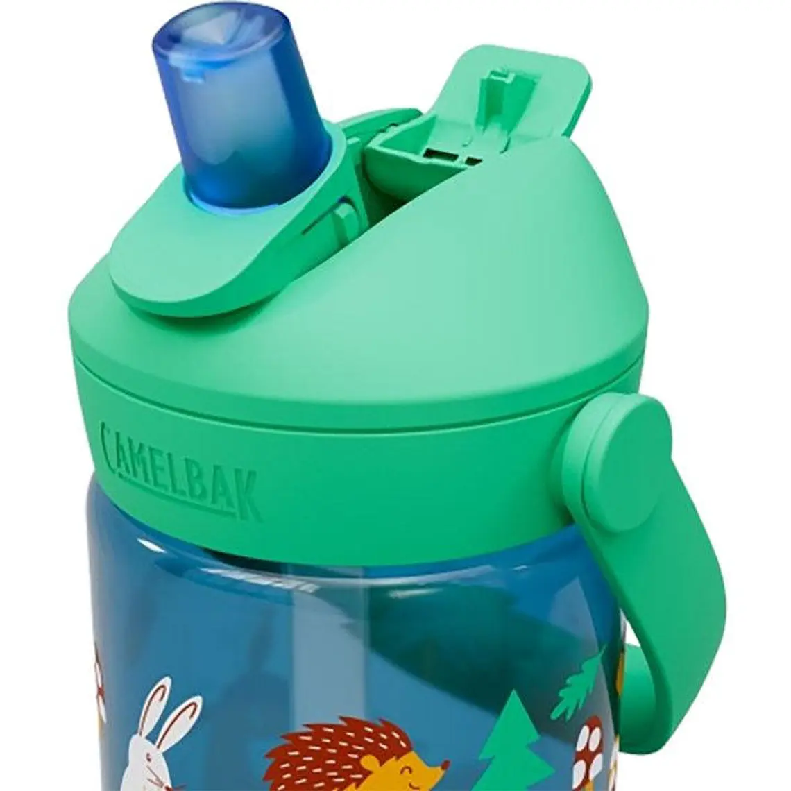 Botella Infantil Thrive Flip Straw Friendly Forest 400ml Azul CamelBak 3