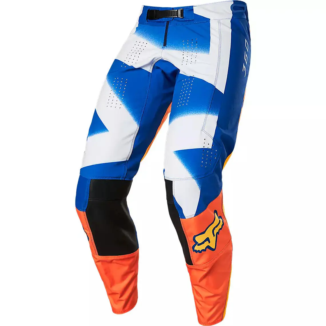 Pantalon Moto 360 RKANE Azul/Naranjo Fox 2