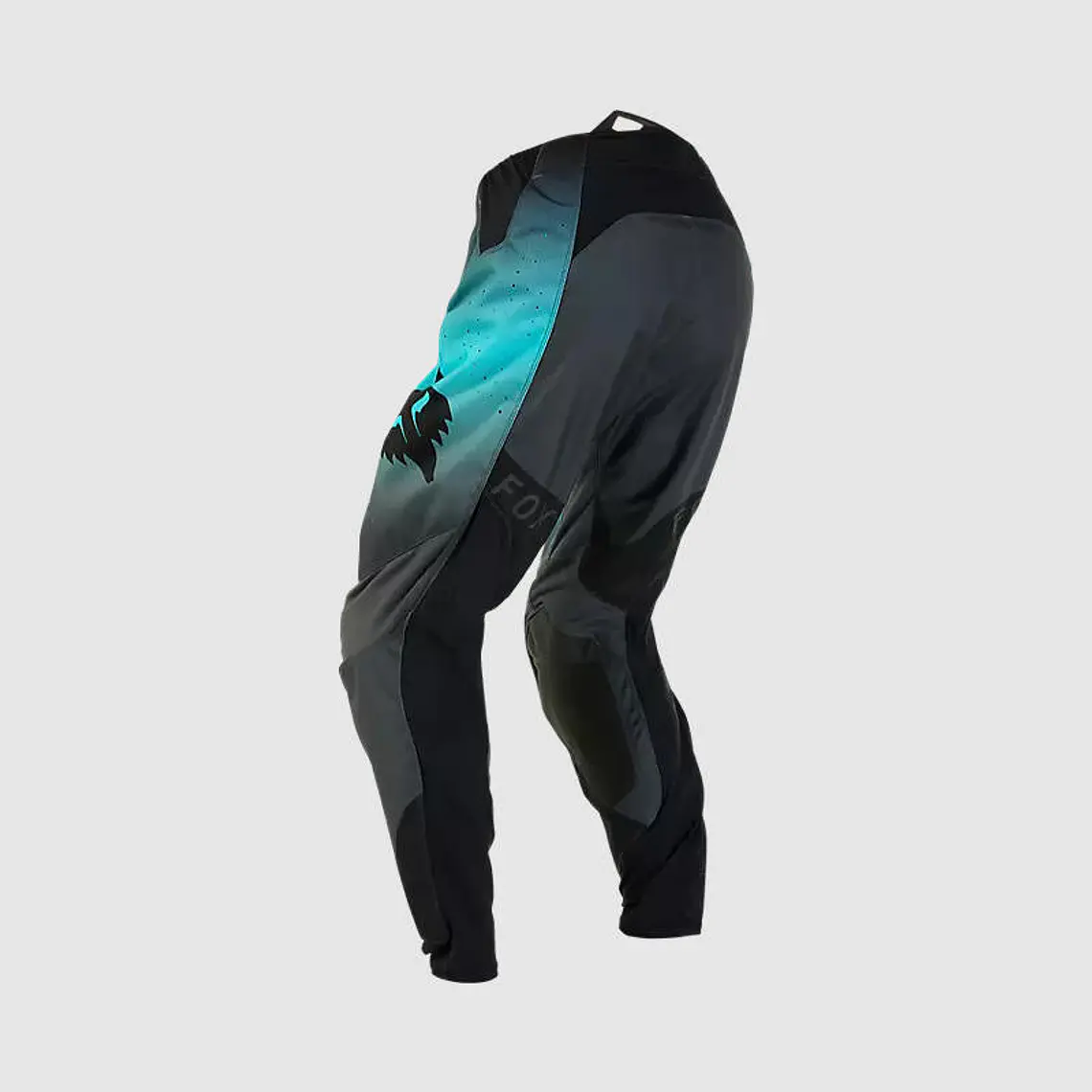 Pantalon Moto 360 Revise Negro/Celeste Fox 2