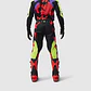 Pantalon Moto 360 Throttle Negro/Rojo Fox - Miniatura 4