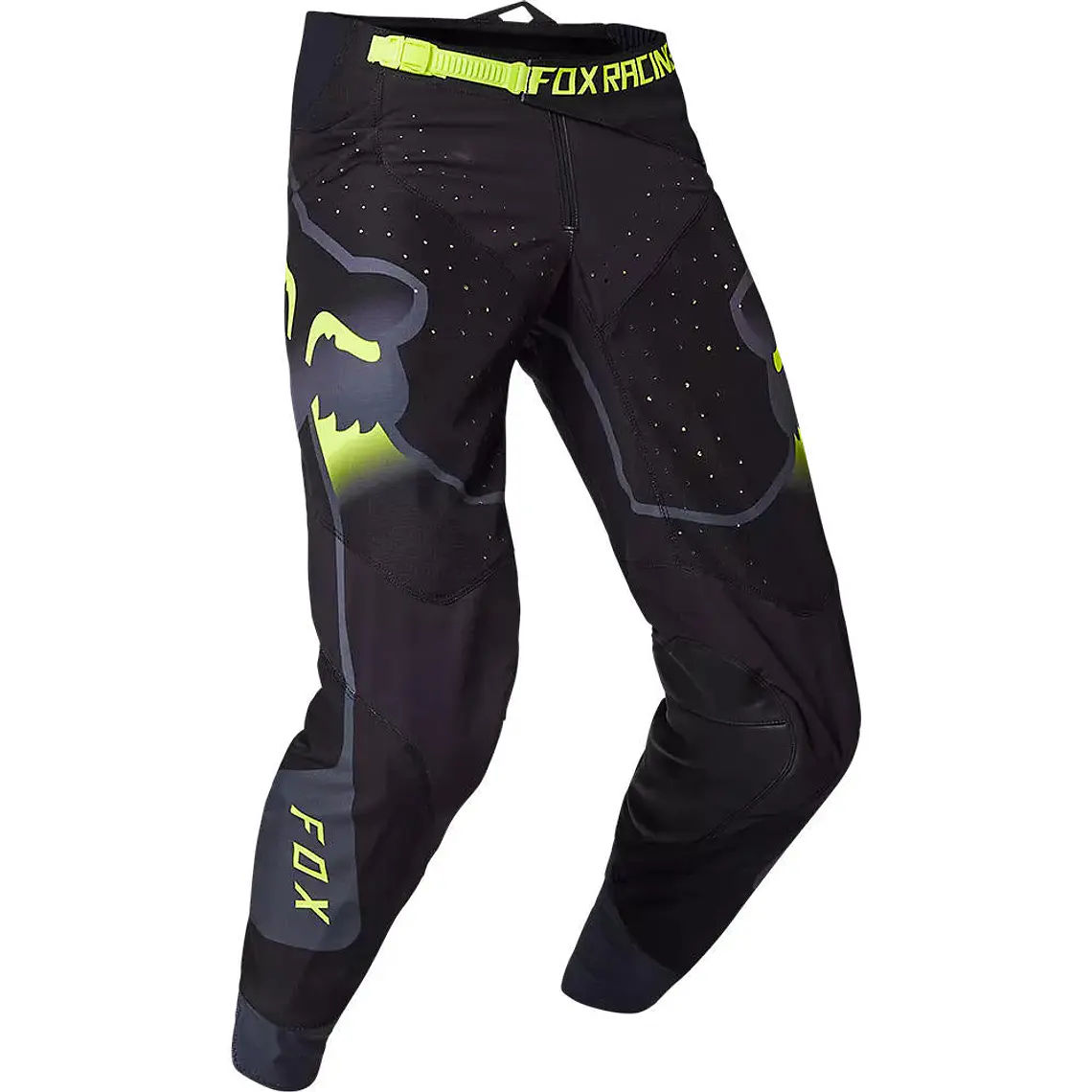 Pantalon Moto 360 Vizen Negro/Amarillo Fox 1