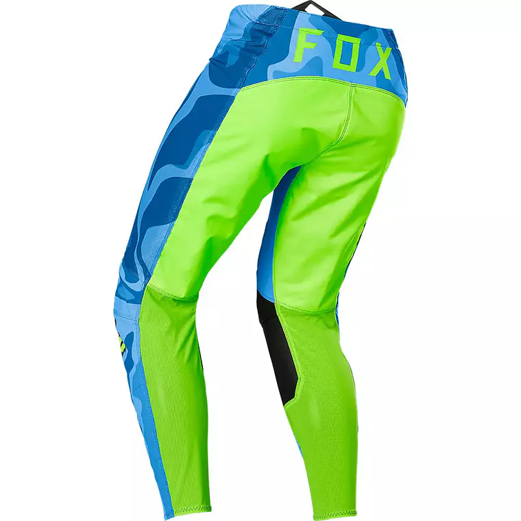 Pantalon Moto Airline Exo Azul/Amarillo Fox 3