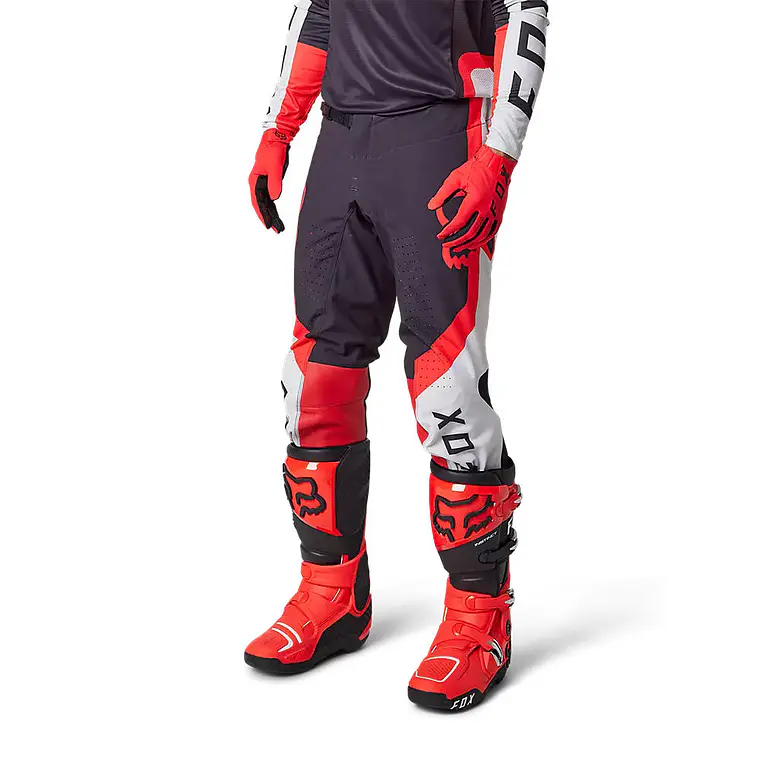 Pantalon Moto Flexair Efekt Negro/Rojo/Blanco Fox 2