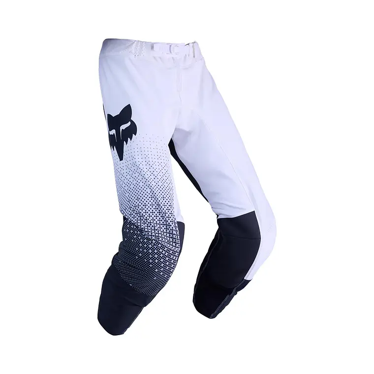 Pantalon Moto Flexair Fracture Blanco/Negro Fox 1