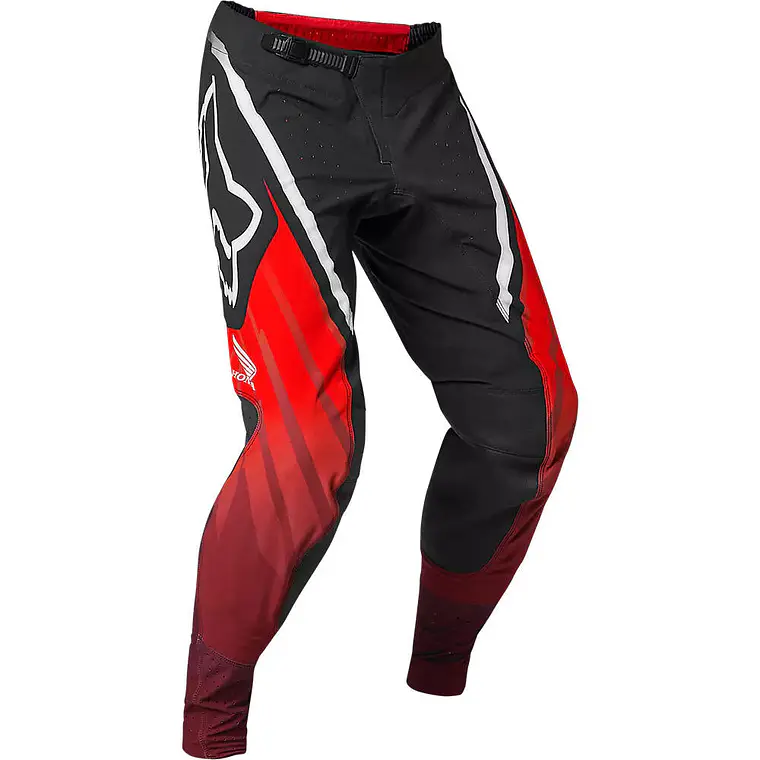 Pantalon Moto Flexair Honda Rojo/Negro/Blanco Fox 1