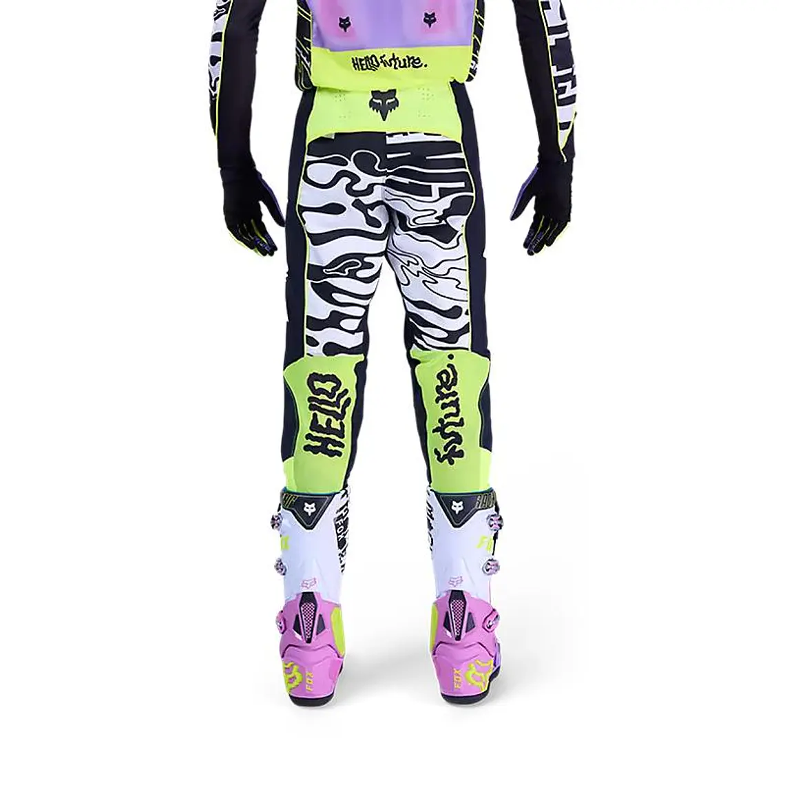 Pantalon Moto Flexair Image Phantom Limited Edition Azul Fox 3