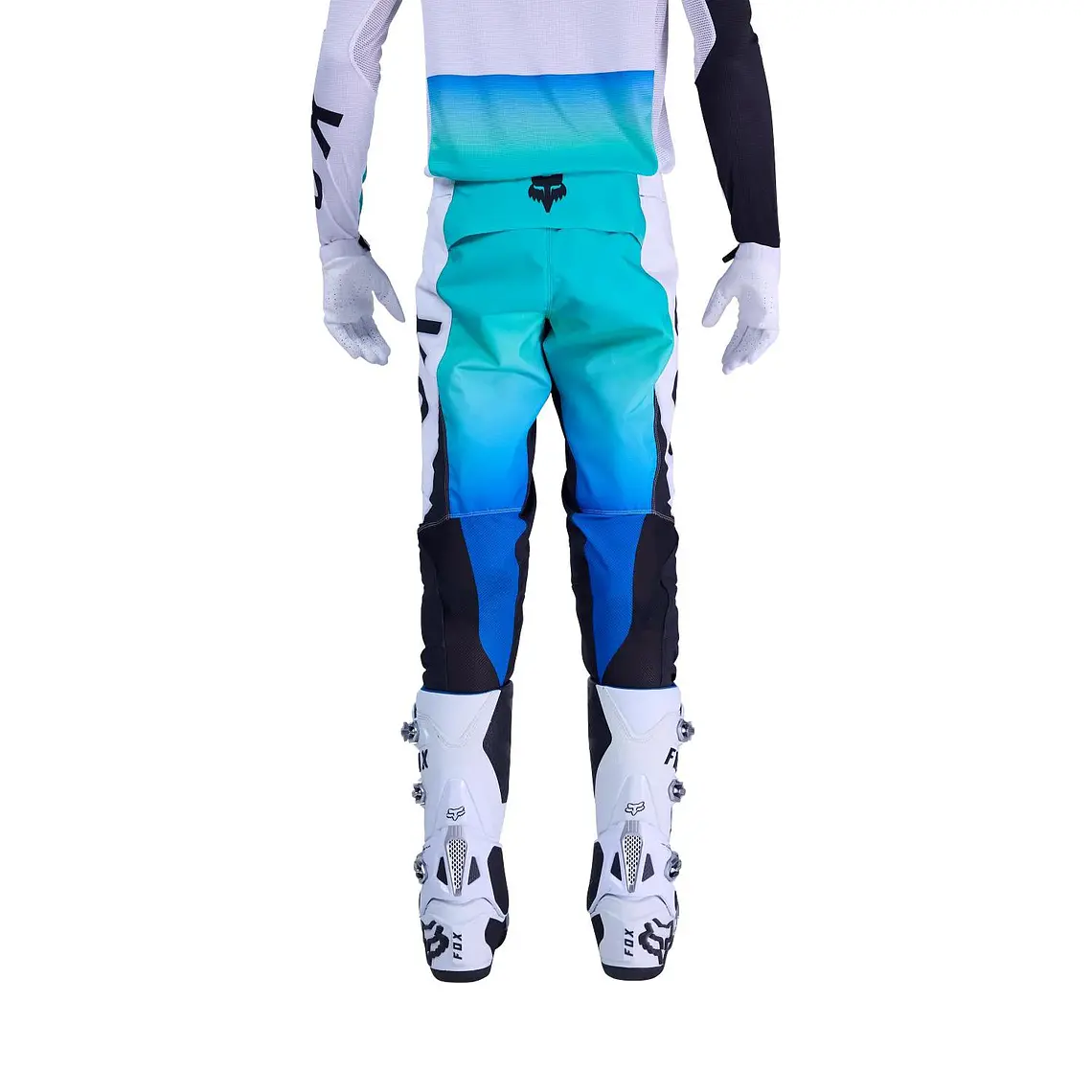 Pantalon Moto Flexair Spire Azul Fox 4