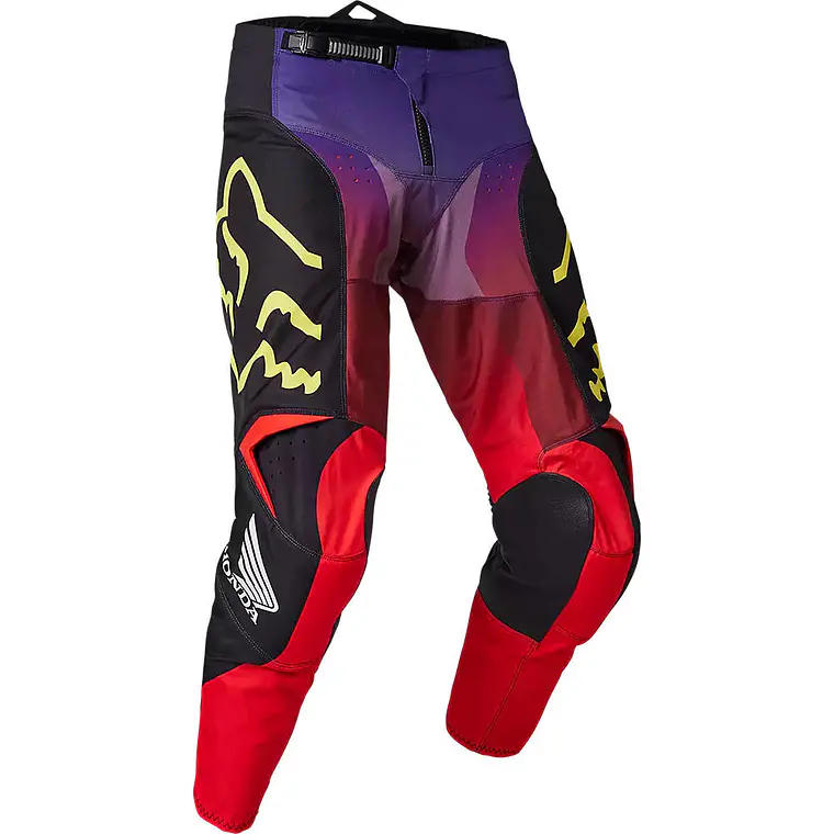 Pantalon Moto Honda Rojo/Morado Fox 1