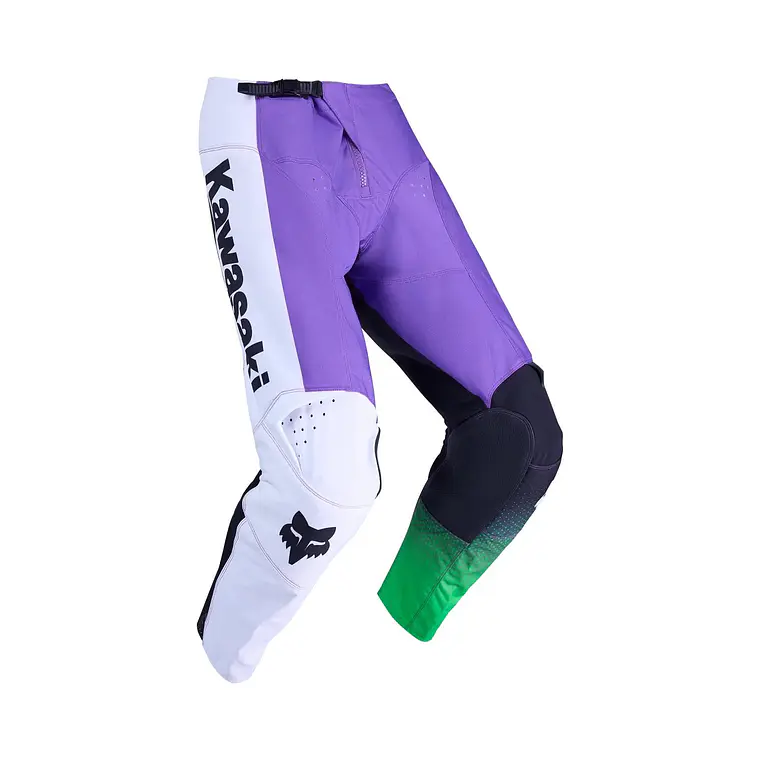 Pantalon Moto Kawasaki 180 Morado Fox 1