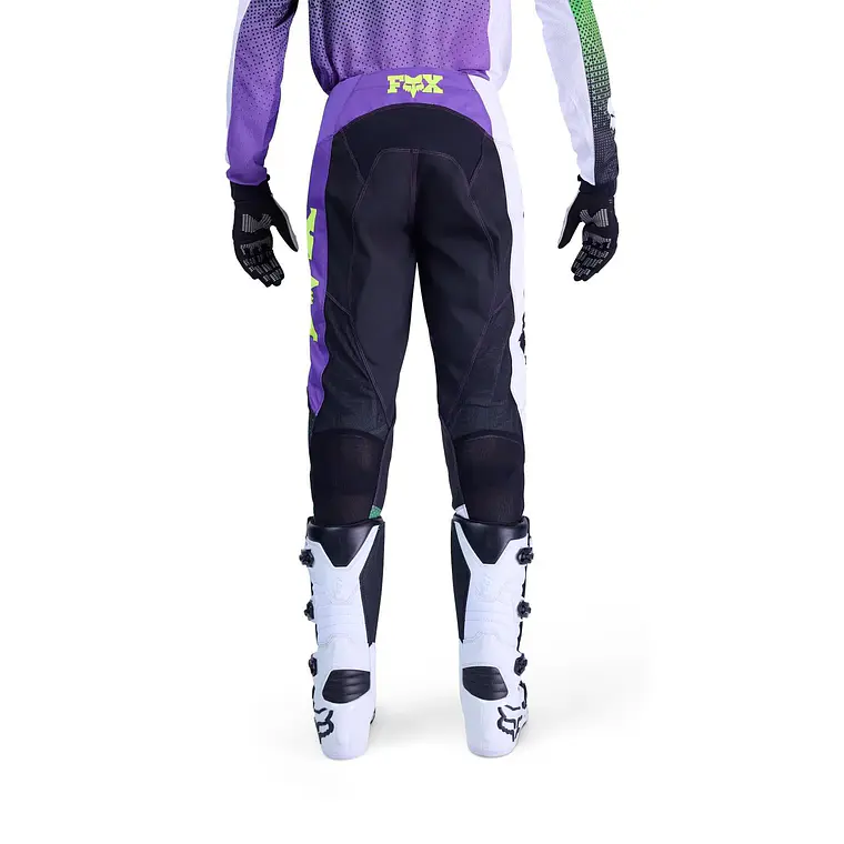 Pantalon Moto Kawasaki 180 Morado Fox 4