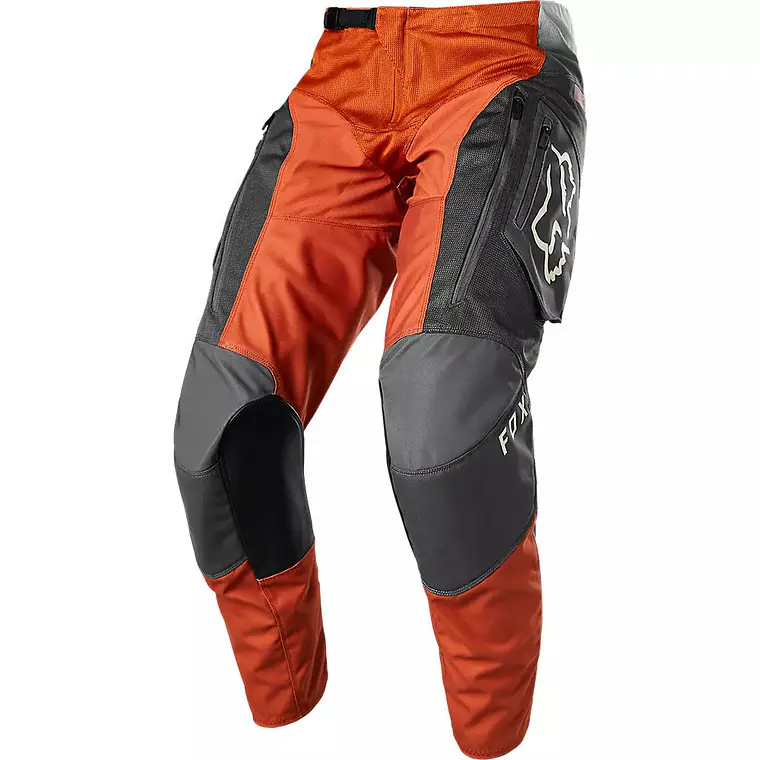Pantalon Moto Legion Air Scanz Naranjo/Gris Fox 2