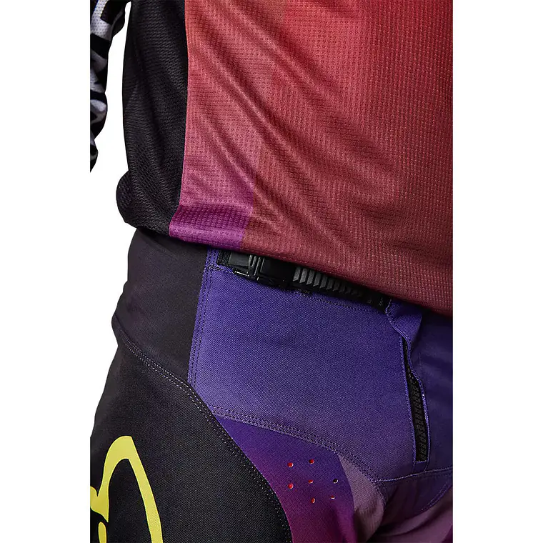 Pantalon Moto Honda Rojo/Morado Fox 4