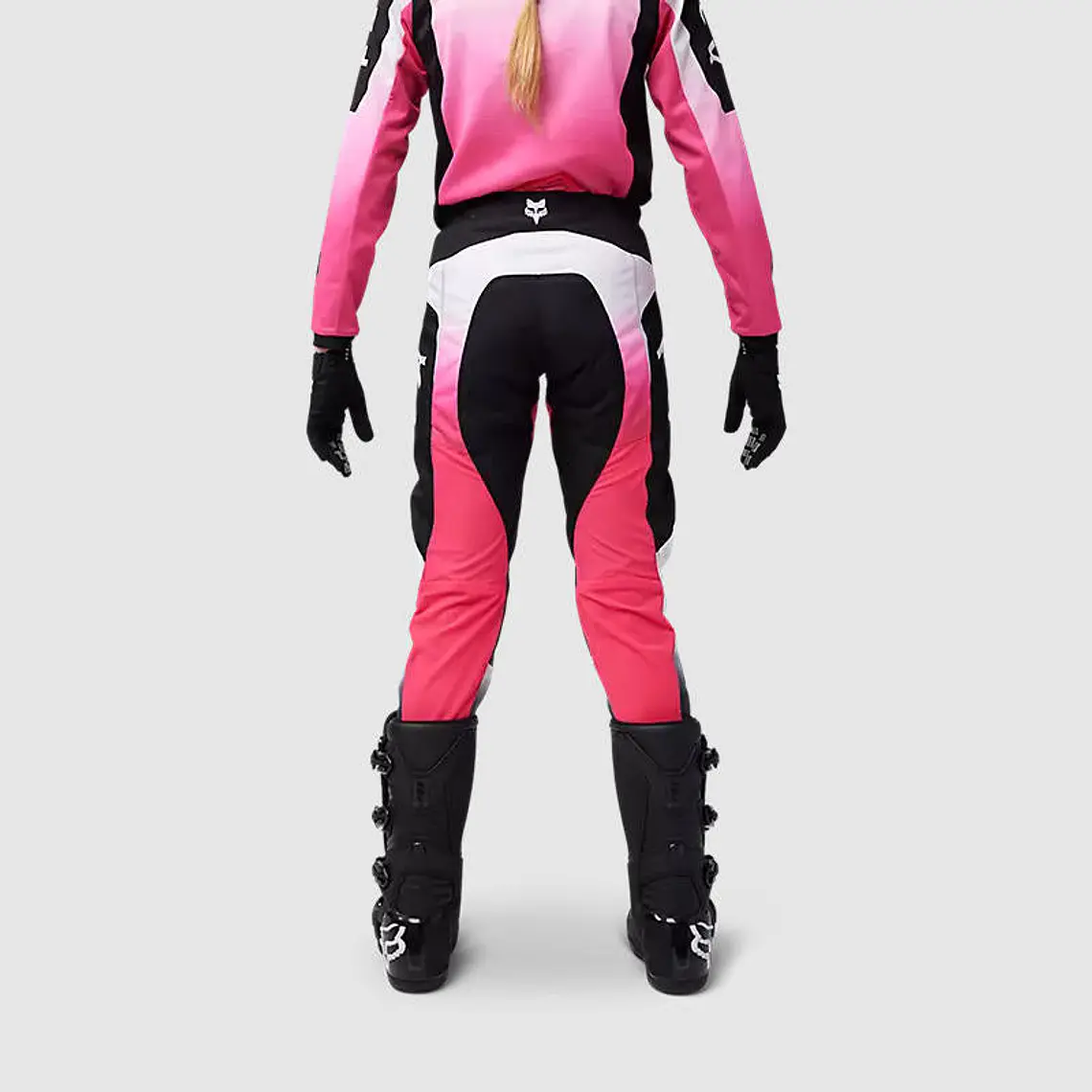 Pantalon Moto Mujer 180 Blackout Negro/Rosado Fox 4
