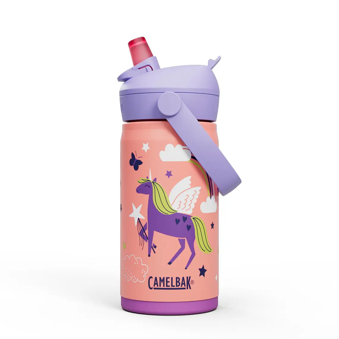 Botella Hidratacion Niño Thrive Flip Straw 350ml Magic Unicorns Camelbak 1