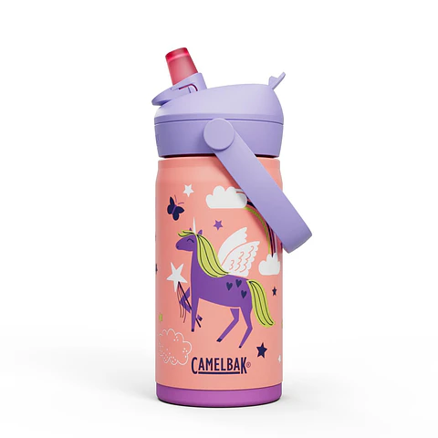 Botella Hidratacion Niño Thrive Flip Straw 350ml Magic Unicorns Camelbak