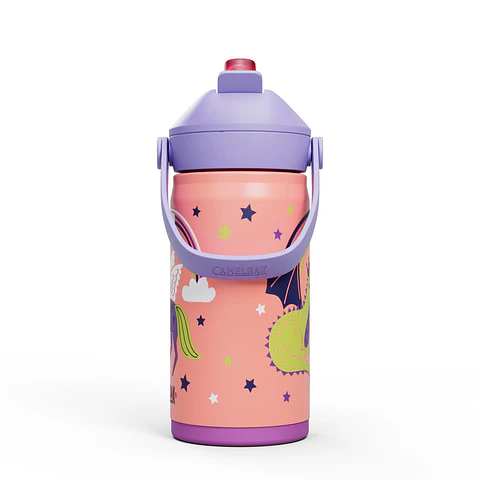 Botella Hidratacion Niño Thrive Flip Straw 350ml Magic Unicorns Camelbak