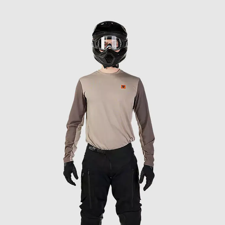 Polera Moto Ranger Offroad Cafe Claro Fox 2