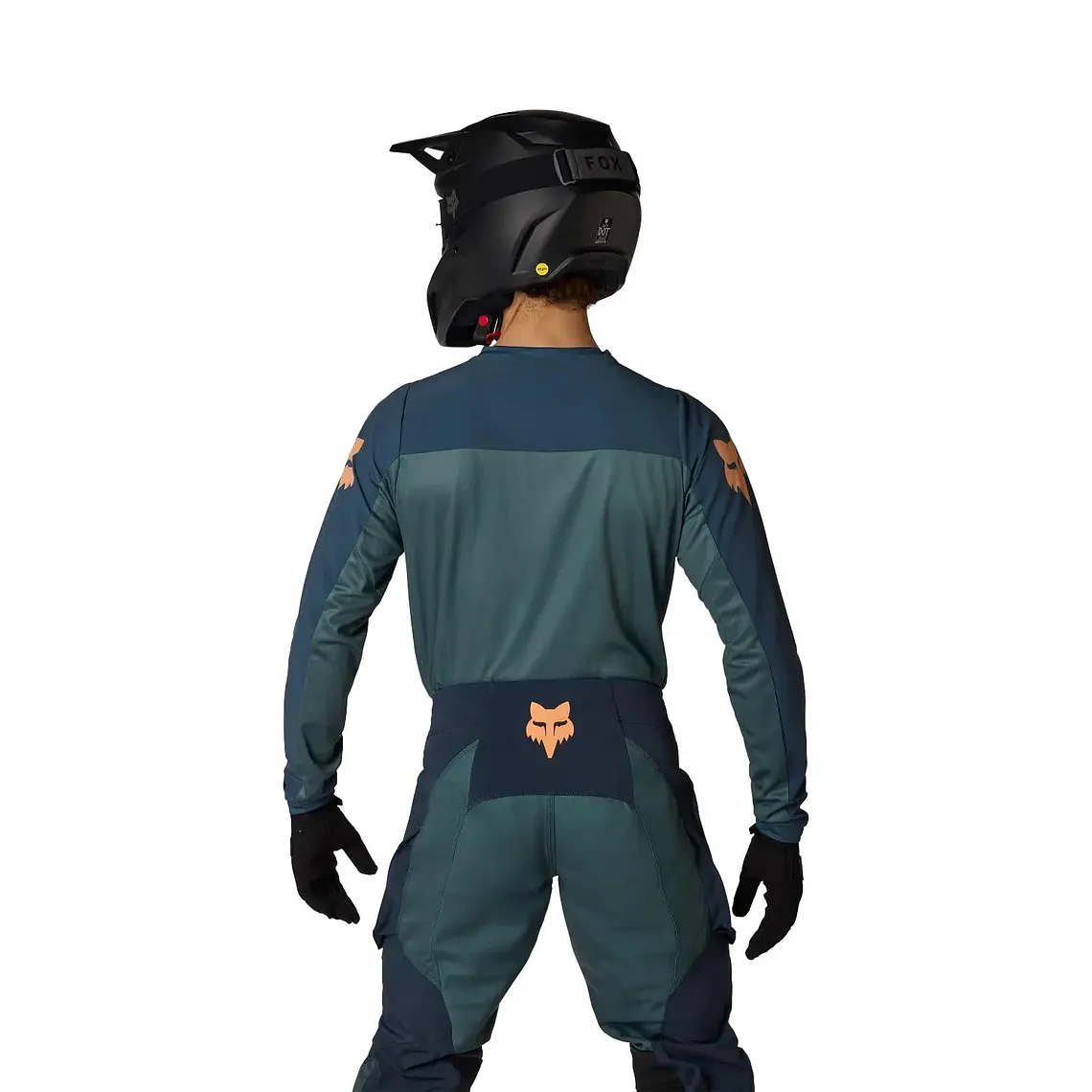 Polera Moto Ranger Off-Road Verde Fox 4