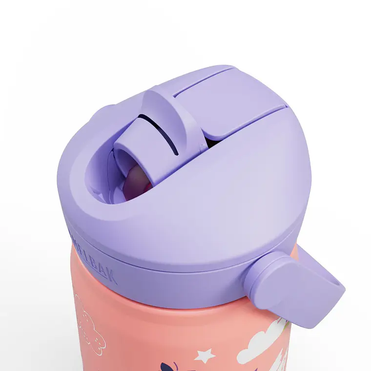 Botella Hidratacion Niño Thrive Flip Straw 350ml Magic Unicorns Camelbak 3