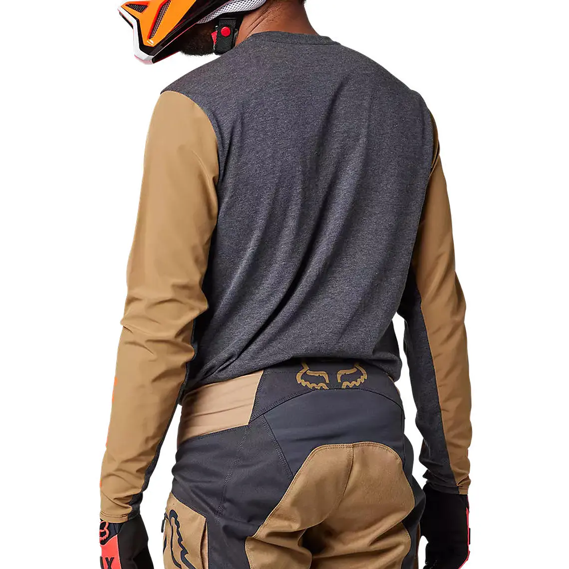 Polera Moto Ranger Offroad Cafe/Gris Fox 3