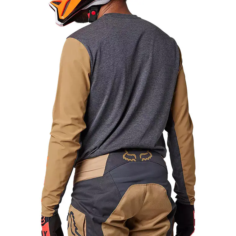 Polera Moto Ranger Offroad Cafe/Gris Fox 3