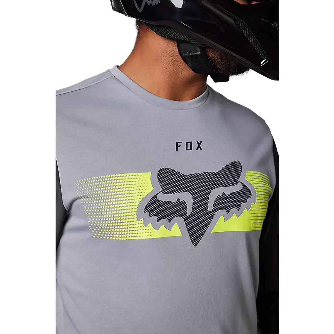 Polera Moto Ranger Offroad Gris Fox 4