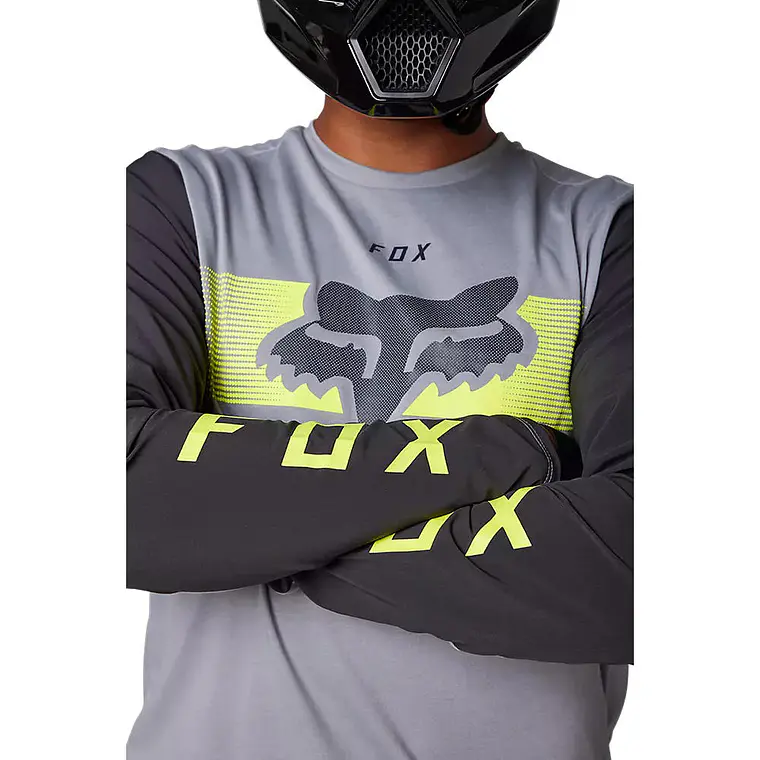Polera Moto Ranger Offroad Gris Fox 5