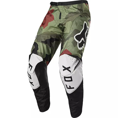 Pantalon Moto 180 BNKR Camo Verde Fox