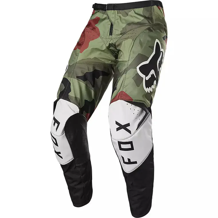 Pantalon Moto 180 BNKR Camo Verde Fox 2
