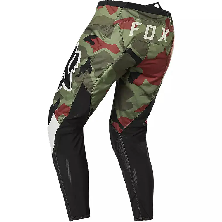 Pantalon Moto 180 BNKR Camo Verde Fox 3
